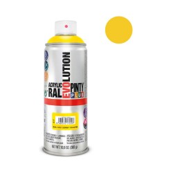 Peinture en spray Pintyplus Evolution RAL 1021 400 ml Sunny Yellow