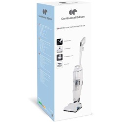 CONTINENTAL EDISON Aspirateur balai vapeur 1600W Blanc