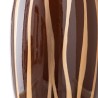 Vase 20 x 20 x 58,5 cm Zèbre Céramique Doré Marron