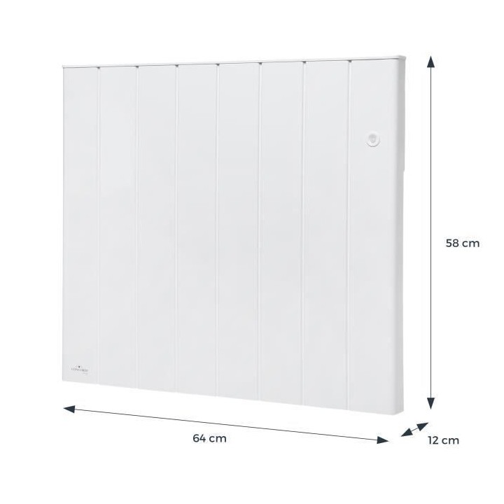 CONCORDE Arkadi Plus 1500 watts Radiateur a véritable inertie réfrac