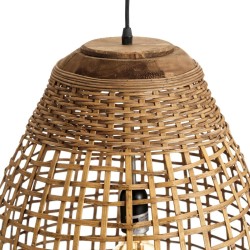 Suspension Naturel Bambou 40 x 40 x 47 cm