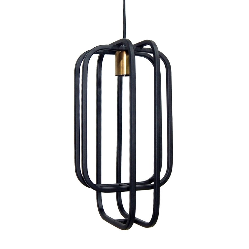 Suspension 20,5 x 20,5 x 38 cm Noir Métal