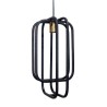 Suspension 20,5 x 20,5 x 38 cm Noir Métal