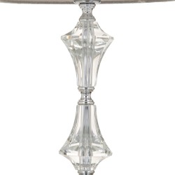 Lampe de bureau 32 x 32 x 57 cm Verre Argent