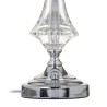 Lampe de bureau 32 x 32 x 57 cm Verre Argent