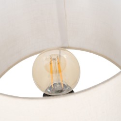 Lampe de bureau Verre Métal 35 x 35 x 63 cm