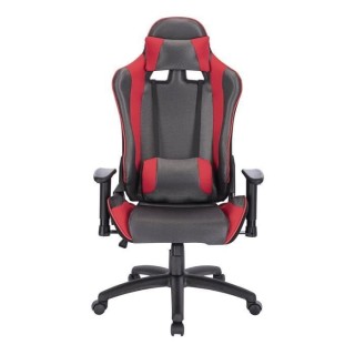 SPEED Chaise de bureau gaming ajustable - Simili Noir - L 69 x P 59 x