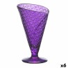 Coupe de glaces et de milkshakes Gelato Violet verre 210 ml (6 Unités)