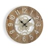 Horloge Murale Versa 40 x 4,5 x 40 cm Métal Bois MDF