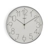 Horloge Murale Versa Blanc 4,4 x 25,8 x 25,8 cm Aluminium