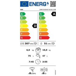 Laveuse - Sécheuse Aeg LWR7316O4O Blanc 2100 W