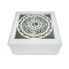 Boîte Décorative Versa Mandala Bois MDF 20 x 8 x 20 cm