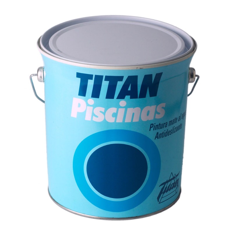 Peinture acrylique Titan 5806106 Piscine Blanc Mat 4 L