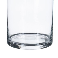 Vase Verre Transparent 12 x 12 x 25 cm