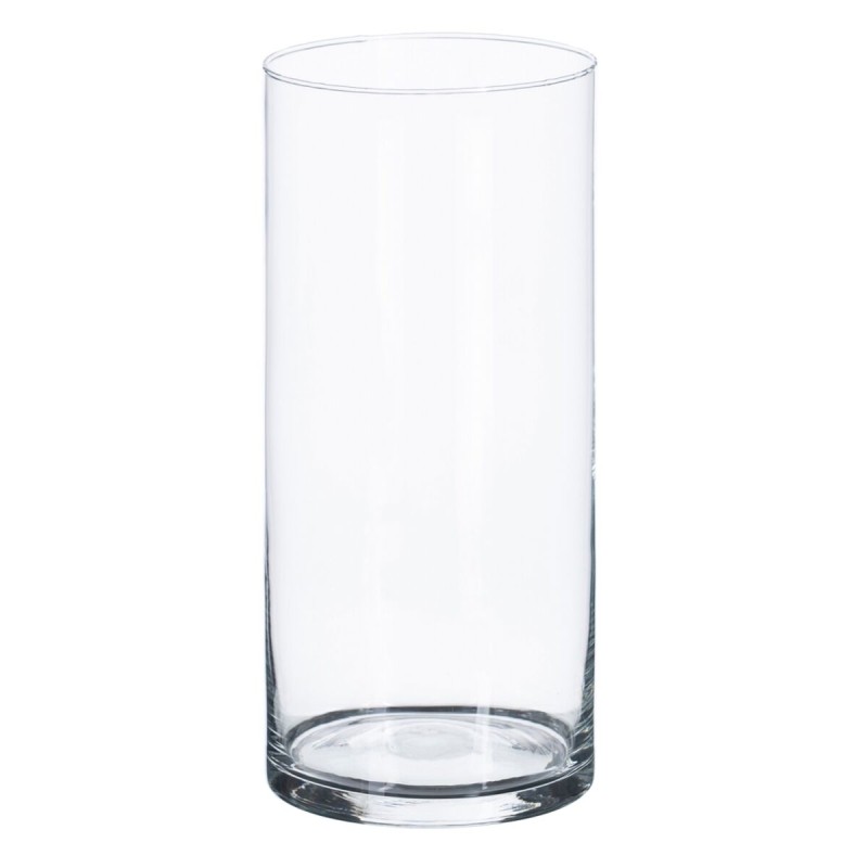 Vase Verre Transparent 12 x 12 x 30 cm