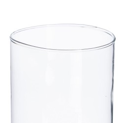 Vase Verre Transparent 12 x 12 x 30 cm