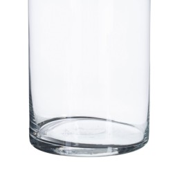 Vase Verre Transparent 12 x 12 x 30 cm