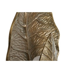 Applique DKD Home Decor 21 x 10 x 46 cm Aluminium Bronze 220 V 50 W Feuille d'une plante