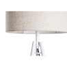 Lampadaire DKD Home Decor 52 x 52 x 168 cm Beige Métal Blanc 220 V 50 W