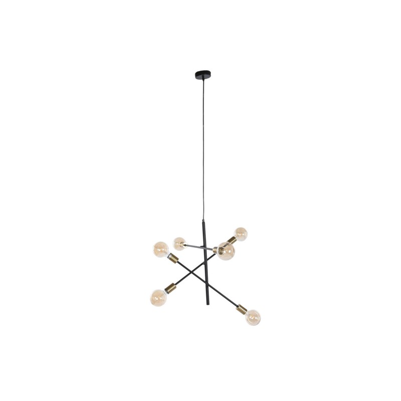 Suspension DKD Home Decor 60 x 52 x 50 cm Noir Doré Métal 50 W