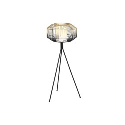 Lampadaire DKD Home Decor Noir Doré Fer 50 W 220 V 39 x 39 x 103 cm