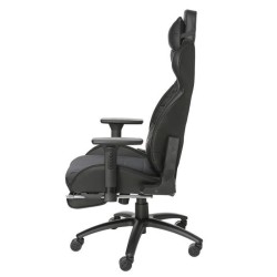 Fauteuil gaming CGM avec appui-tete, repose-pieds et oreiller lombaires - fonction bascule