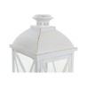 Lampadaire DKD Home Decor 22 x 22 x 66 cm Verre Métal Blanc Shabby Chic