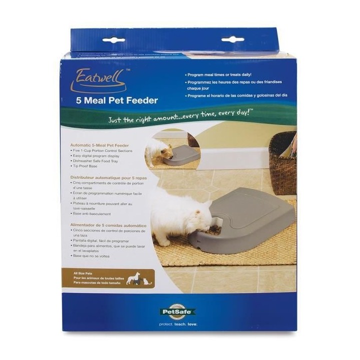 PetSafe - Distributeur de Croquettes Automatique Eatwell pour Chien/Ch