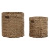 Set de basket DKD Home Decor Naturel Fibre naturelle Boho 42 x 42 x 43 cm