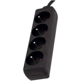 CHACON Bloc multiprise 4 prises 16A 1,5m noir