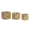 Set de basket DKD Home Decor 45,5 x 45,5 x 51 cm Métal