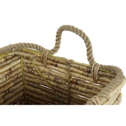 Set de basket DKD Home Decor 45,5 x 45,5 x 51 cm Métal