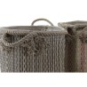 Panier Multi-usages DKD Home Decor 30 x 30 x 36 cm Jute Boho (2 Unités)