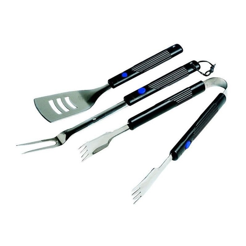 Set 3 Ustensiles CAMPINGAZ Inox Manche Extensible