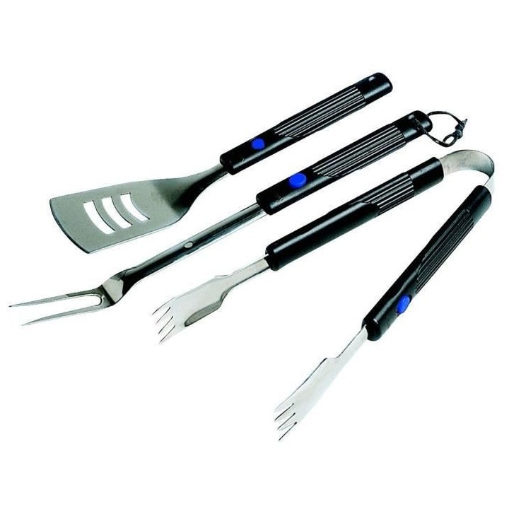 Set 3 Ustensiles CAMPINGAZ Inox Manche Extensible