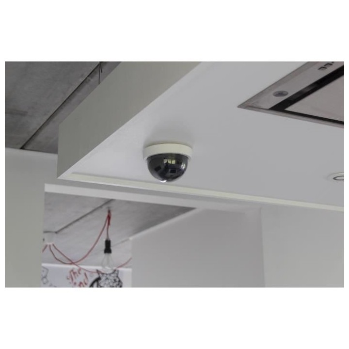 Chacon Caméra de surveillance factice dôme - Blanc