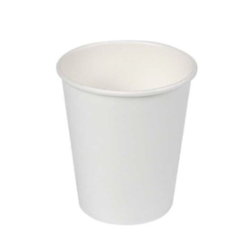 Set de Verres Algon Carton Produits à usage unique 200 ml Blanc 100 Unités