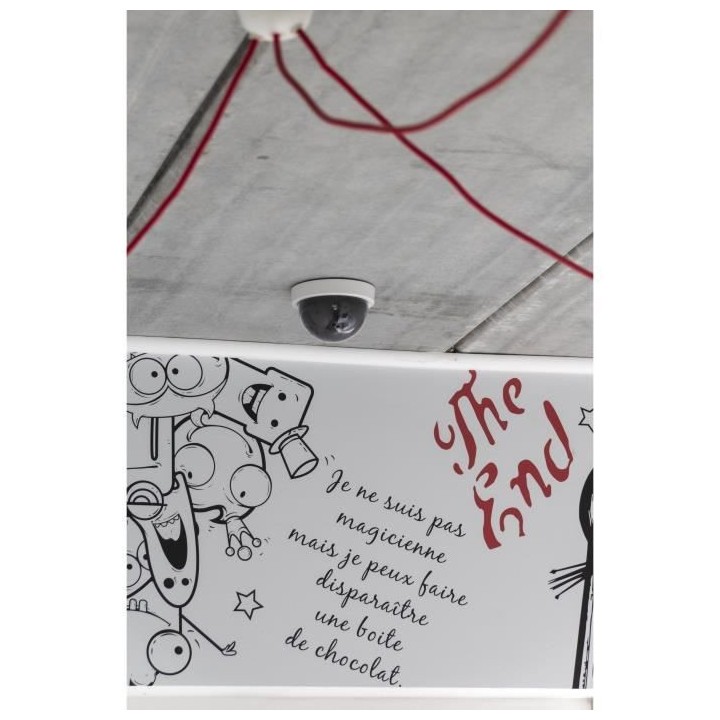 Chacon Caméra de surveillance factice dôme - Blanc