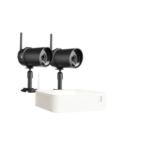 CHACON Kit enregistreur vidéosurveillance sans fil IP + 2 Caméras de