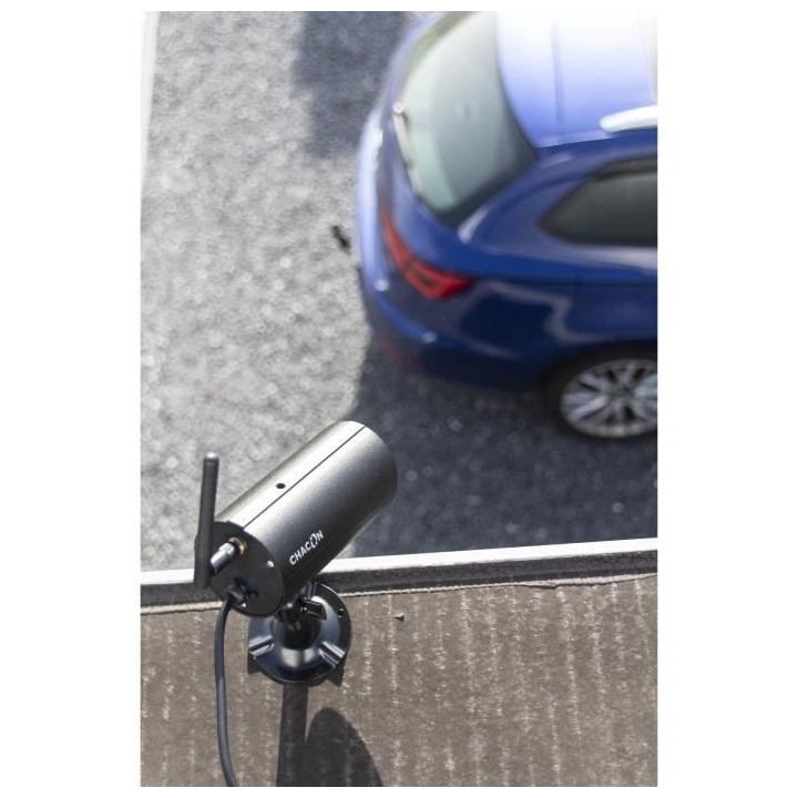 CHACON Kit enregistreur vidéosurveillance sans fil IP + 2 Caméras de