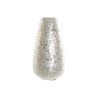 Vase DKD Home Decor 25 x 25 x 46,5 cm Blanc Nacre noire Bambou méditerranéen