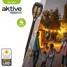 Lampe LED Aktive 7,5 x 50 x 7,5 cm Plastique (4 Unités)