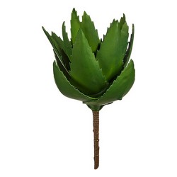 Plante décorative Aloe Vera 13 x 24,5 x 14 cm Vert Plastique (6 Unités)