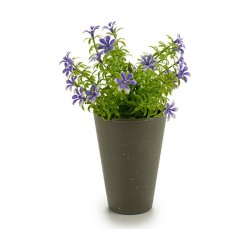 Plante décorative Fleur Plastique 12 x 19 x 12 cm (12 Unités)