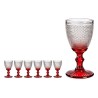 Verre Points Rouge verre 240 ml (6 Unités)