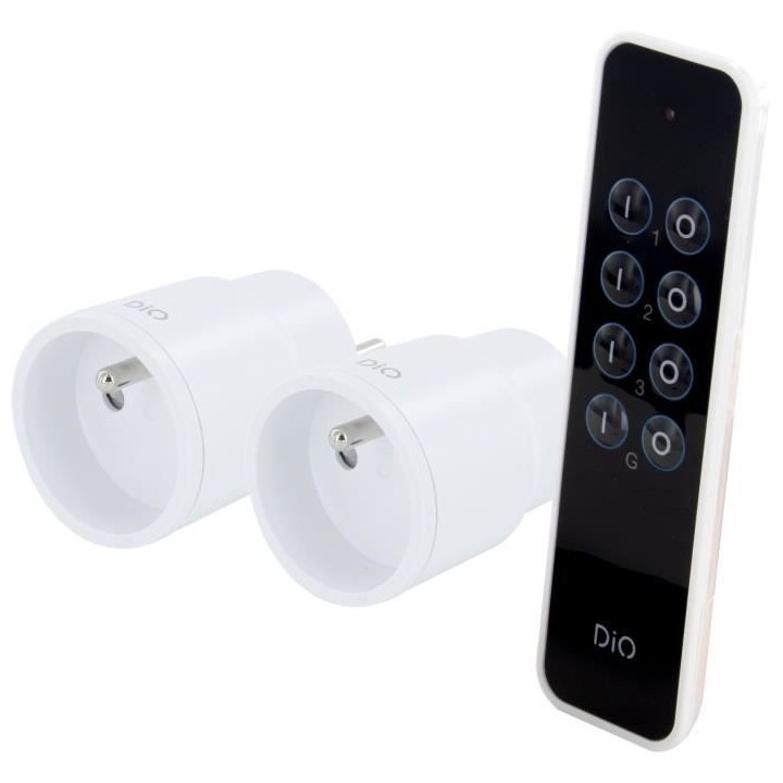 CHACON Kit 2 prises nano et télécommande -DiO (2300W, FR)