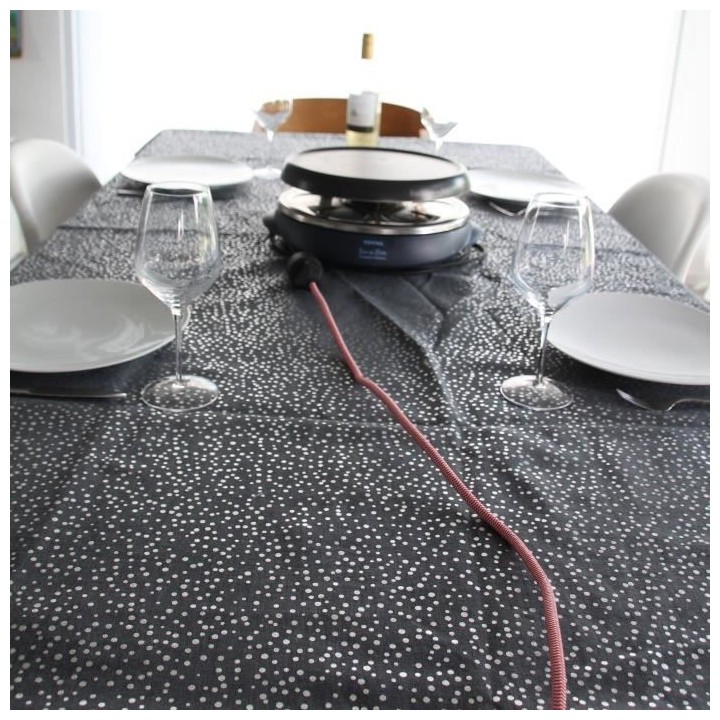 CHACON Prolongateur textile 5m 3x1,5m2 textile cable & noire fiche pla