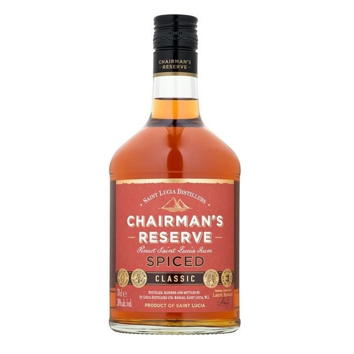 Rhum Chairman's Reserve Classic Spiced - Rhum épicé - Sainte Lucie -