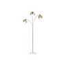 Lampadaire DKD Home Decor 70 x 80 x 182 cm Doré Métal Blanc Marbre 220 V 50 W