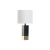 Lampe de bureau DKD Home Decor Noir Doré Métal Blanc 220 V 36 x 36 x 60 cm 50 W